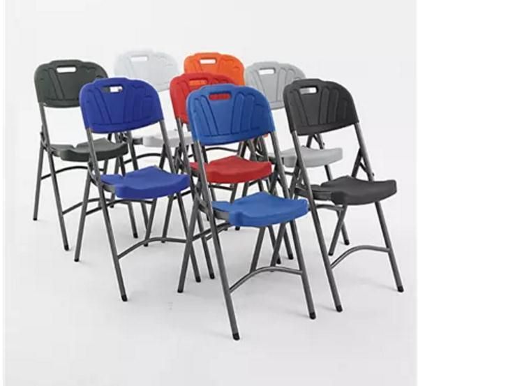 Hot Sale Garden Blow Molding Cheap Outdoor Wedding Plastic Folding Chair