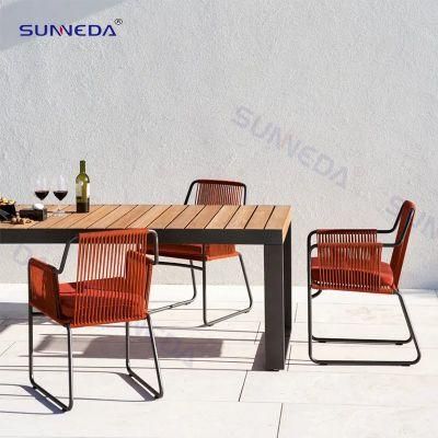 Patio Wood Garden Furniture Leisure Dining Chair Set