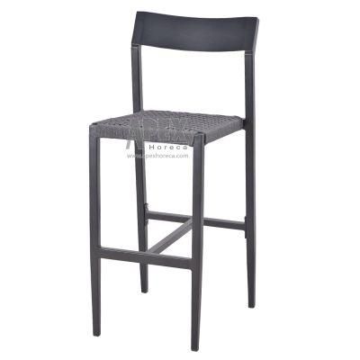 Simple Style Restaurant Hotels Patio Garden Rope Bar Chair for Bar Furniture
