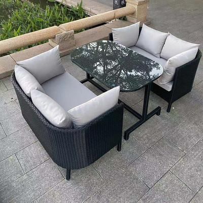 Balcony Rattan Sofa Rattan Chair Courtyard Rattan Weaving Chair