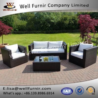 Garden Patio Outdoor Furniture Hotel All Weather Classic Rattan Furniture 4-PC Set (T-081)