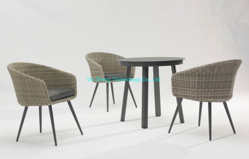 China Wholesale Factory Modern Patio Garden Hotel Aluminium Outdoor Rattan Chair