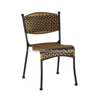 Garden Furniture Wicker Chairs Steel Outdoor Bistro Chair