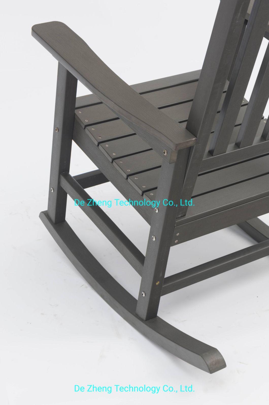 Outdoor Dining Wood Rocking Chair Garden Patio Leisure Wooden Balcony Chair