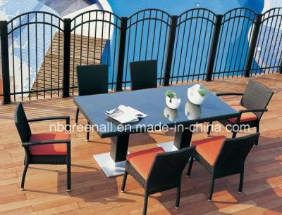 Rattan Garden Outdoor Patio Dininng Table and Chair Furniture Sets Furniture
