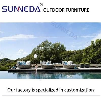 Best Selling Classic Durable Villa Courtyard Beach Pool Outdoor Lounge Chair Furniture Set