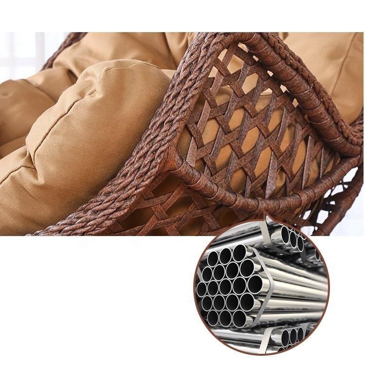 Wholesale Garden Home Wicker Hanging Rattan Outdoor Round Swing Chair