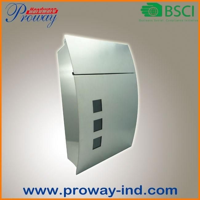 Outdoor Waterproof Stainless Steel Mail Box Pw-407-Ss