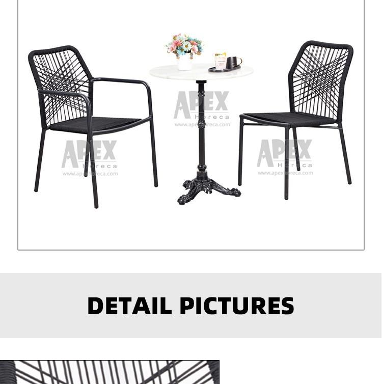 Restaurant Outdoor Hotel Furniture Dining Chair Rattan Wicker Chairs