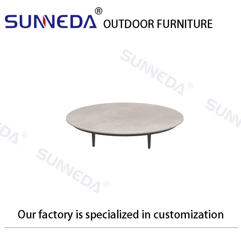 Entertainment Round Shape White Outdoor Wide Furniture