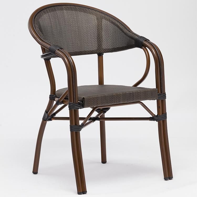 Factory Promotion Aluminum Outdoor Patio Chairs with Plastic Mesh