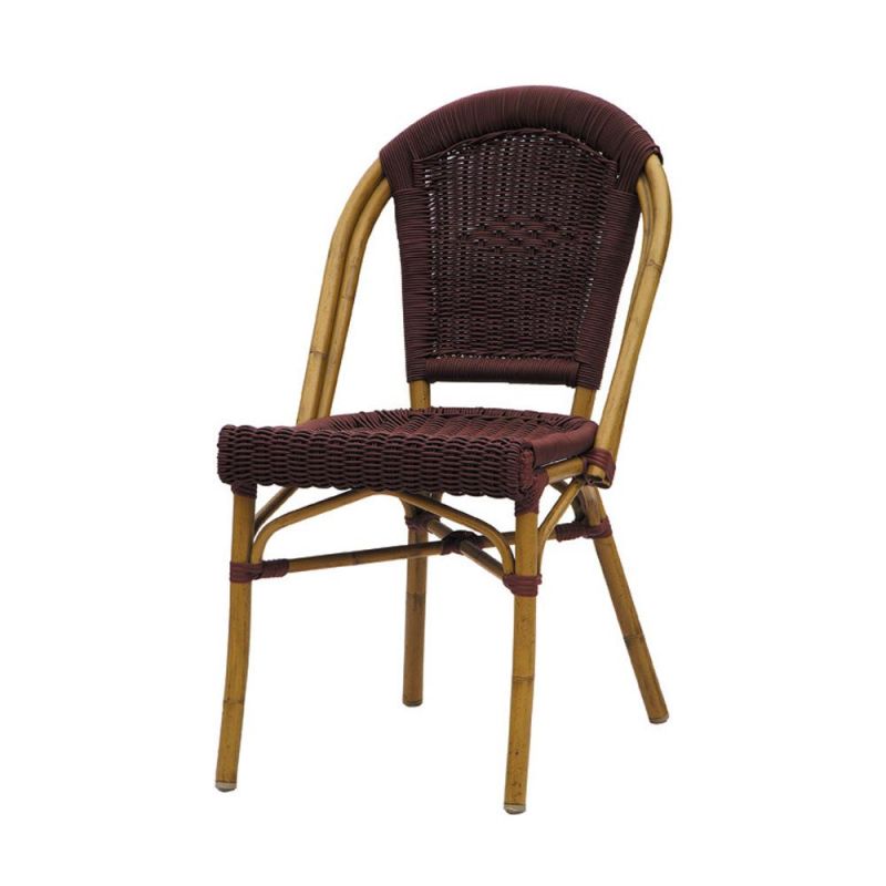 Australia Style Rattan Weave Chair Stackable Restaurant Cafe Chair