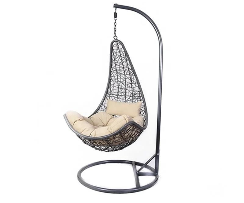 Wholesale Outdoor Rattan Hanging Garden Metal Home Leisure Swing Chair