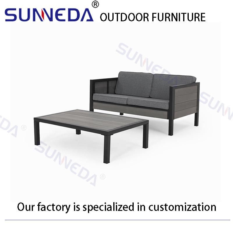 Modern Commercial Patio Garden Sofa Outdoor Furniture Set for Hotel Restaurant Deck