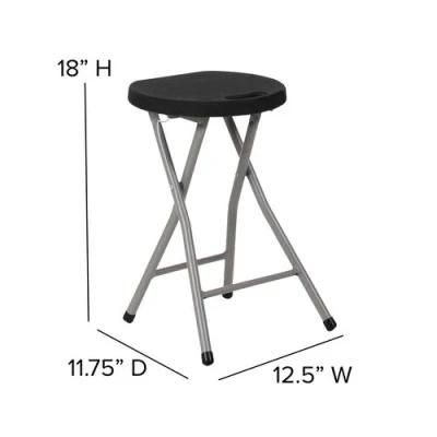 Floor Protector Plastic Glides Thick Acrylic Plastic Foldable Stool