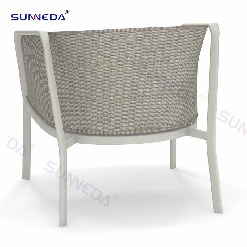 Hot Sale Dining Set Rope Commercial Outdoor Dining Chair Table Furniture