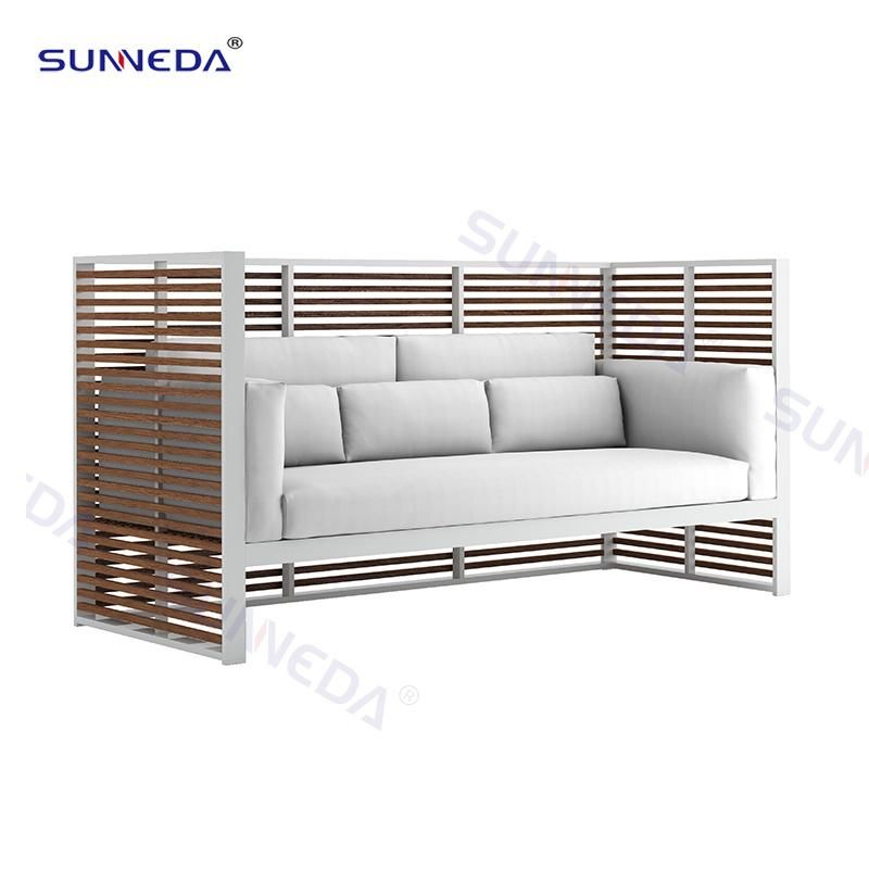 Modern Simple Style Aluminum Sofa Set Outdoor Leisure Sunlounge