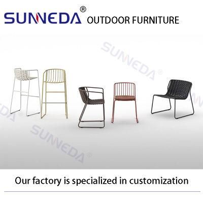 Patio DIY Portable Lounge Porch Armchair Side Bar Chair Set