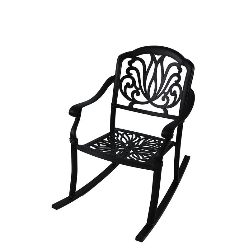 Patio Round Table Cast Aluminum Garden Round Dining Table