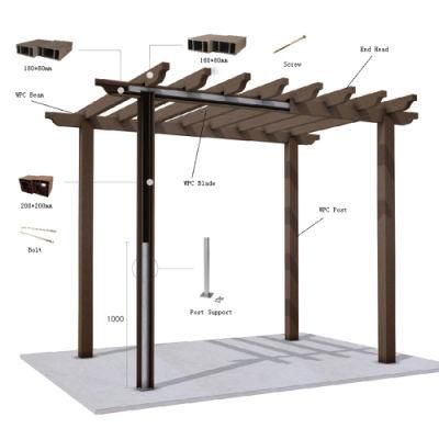 Sustainable Alternative to Hardwood WPC Pergola