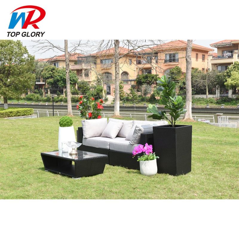 Hot Selling Modern Style Garden Furniture Rattan Luxury Outdoor Furniture Sofa Set