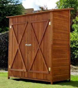 Wooden Garden Storage Cabinet