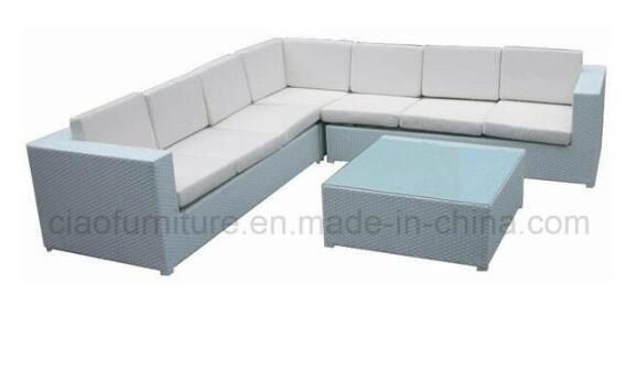 Foshan New Design White Rattan Outdoor Sofa