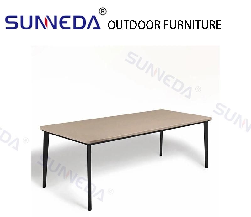 Customized Modern Design Fashion Aluminum Outdoor Dining Chair Set