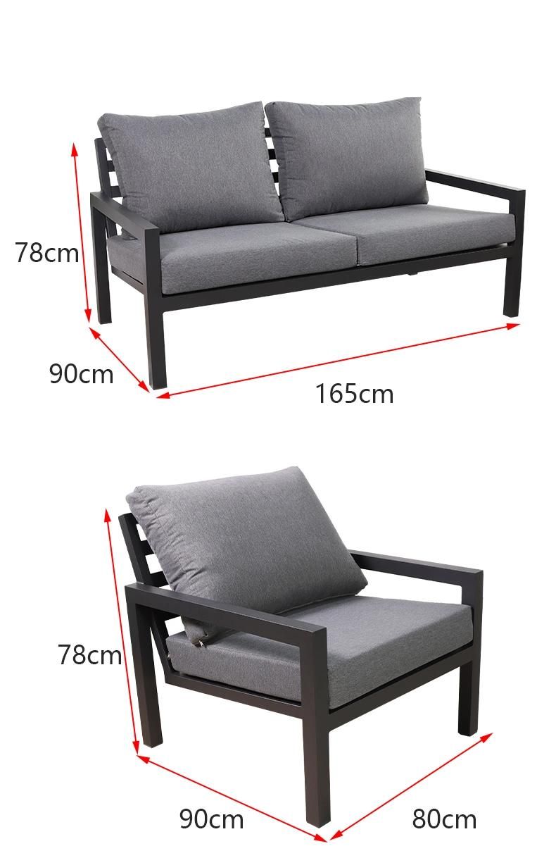 China Combination Darwin Couches Lowes Outdoor Couch and Chairs Set