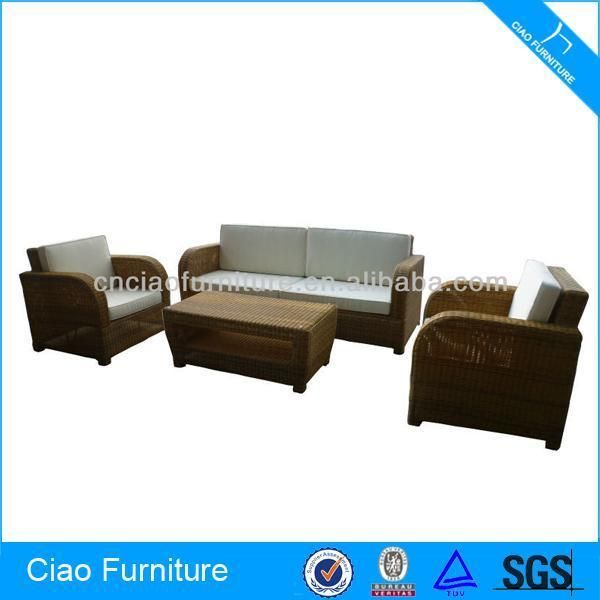 Garden Furniture Sectional Wicker Sofa Single Sofa