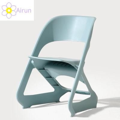 Nordic Designer Dining Chair Stackable PP Dessert Shop Cafe Leisure Chair Outdoor Beach Chair