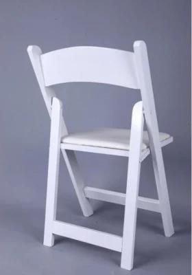 Hot Selling Ergonomic Office Fold out Antique Fruitwood Wooden Single Deck Chair Folding Chairs Wood Folding Wedding Chair