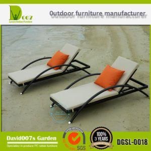 New Design Garden Rattan Outdoor Furniture Sun Lounger Chaise Lounge