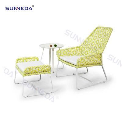 High Quality Made in Sunneda Villa Patio Fully Upholstered Armchair Lounge Chair