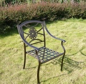 Metal Outdoor Garden Chair Wrought Iron Furniture