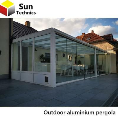 Latest Stylish Polycarbonate Pergola with Aluminum Patio Roof Profiles Structure