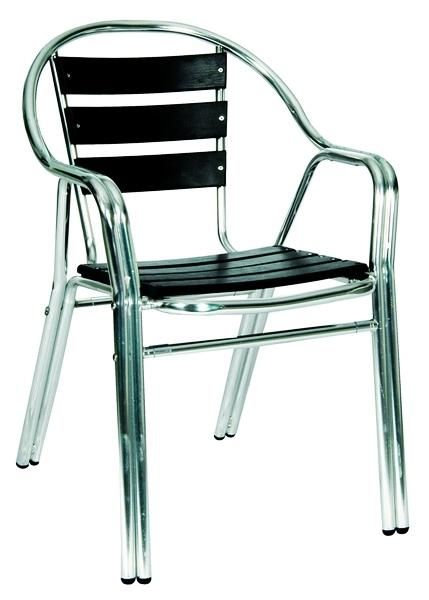 Aluminium Non Wood Chair Outdoor Furniture Cafe Furniture