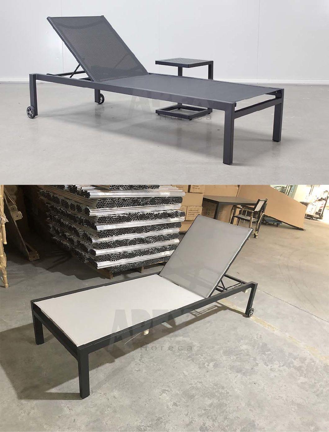 Affordable Outdoor Furniture Aluminum Daybed Sun Lounger for Sale