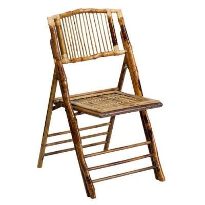 Comfortably Curved Back Wood Folding Chair