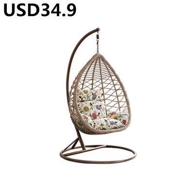 Manufacture Cheap Leisure Chair Cushion Water Wicker Swing Chair