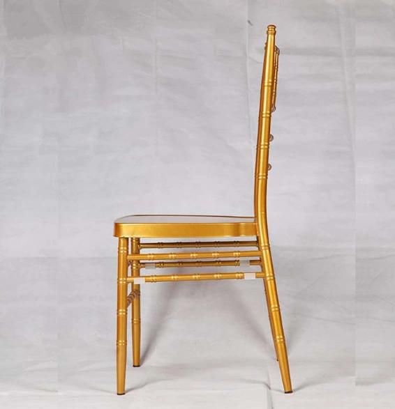 Banquet Dining Hotel Restaurant White Tiffany Wedding Metal Chiavari Chair