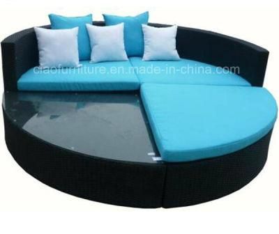 Unique Design Garden Furniture Rattan Outdoor Daybed