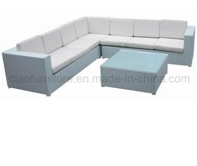 Foshan New Design White Rattan Outdoor Sofa
