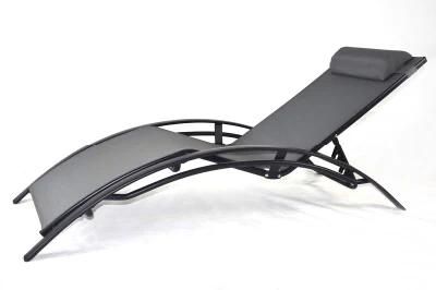 Single Aluminum Adjustable Chair Bed
