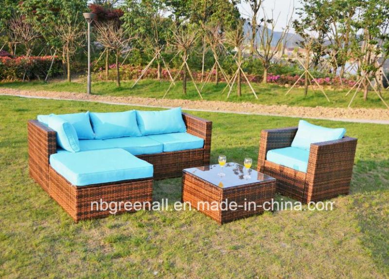 Hot 5peices Corner Sofa Patio Rattan Outdoor Garden Wicker Furniture