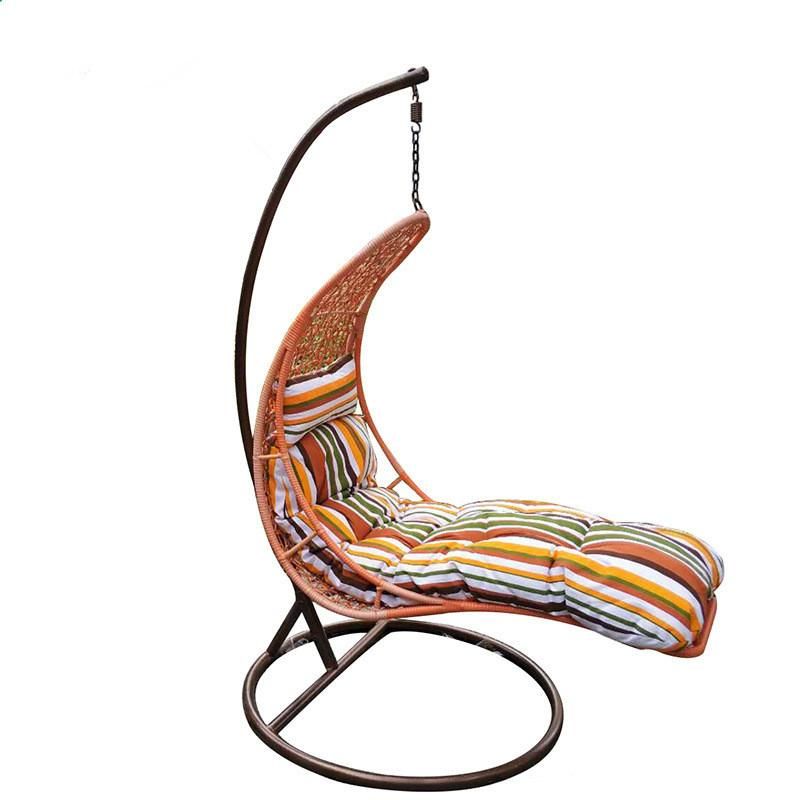 Balcony Courtyard Maple Leaf Egg Rocking Hanging Wicker Swing Chair