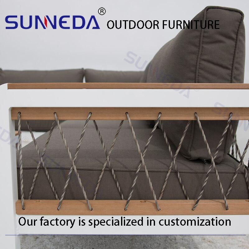 Resort Villa Outdoor Balcony Garden Leisure Love Seat Sofa Set