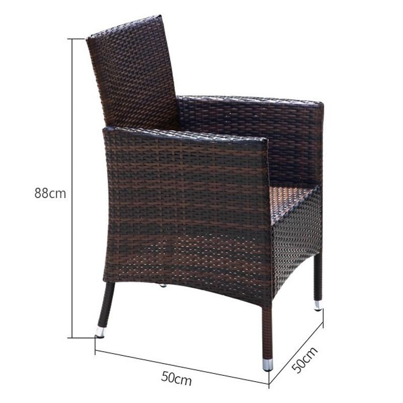 Wholesale Rattan Home Dining Balcony Outdoor Garden Patio Bistro Furniture
