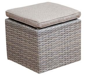 Garden Rattan Wicker Indiana Footstool Footrest