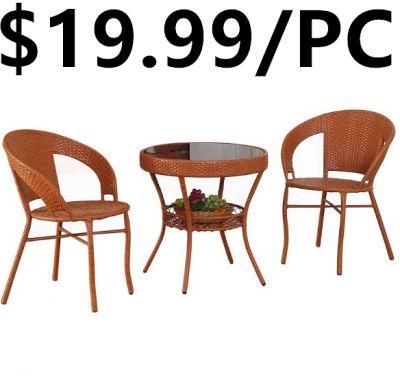 Outdoor Furniture Garden Chair Bistro Table Swing Rattan Furniture Set